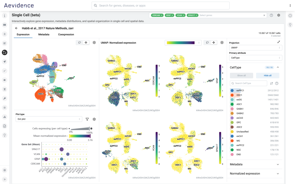 singleCell Screenshot